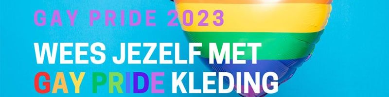 Wees jezelf met gay pride kleding