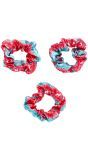 3 scrunchies Kerstmis