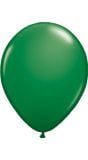 50 donkergroene metallic ballonnen 30cm