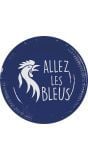 Allez les Bleus' Papieren Bordjes 8 stuks