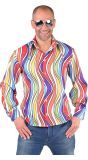 Blouse regenboog kleuren