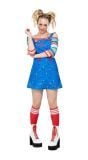 Chucky Dames Kostuum Blauw