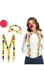 Clown Accessoireset 3-delig