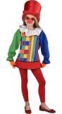 Clownsblouse met kraag