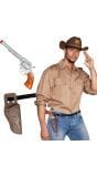 Cowboy Western Accessoireset Volwassen 3-delig