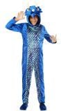 Dino Onesie Kinderen Blauw