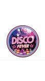 Disco fever thema wegwerp bordjes