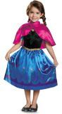 Disney Frozen Anna Jurk Meisjes Blauw en Roze