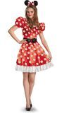 Disney Minnie Mouse Dames Kostuum Rood