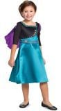 Disney Queen Anna Meisjes Kostuum Blauw