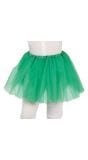 Donkergroene basic tutu rokje kind