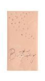 Elegant lush blush happy birthday servetten 10 stuks