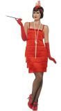 Flapper Jurk Dames Kostuum Rood