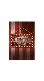 Freak show circus wandbord