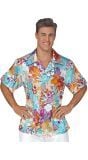 Gekleurde Hawaii blouse man