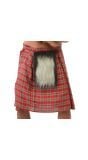 Geruite rode schotse kilt