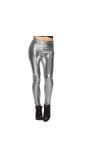 Glance metallic legging dames zilver