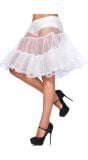 Glimmende witte petticoat