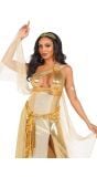 Golden goddess cleopatra jurk dames