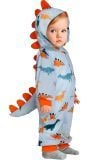 Grijze Dino Onesie Pyjama Baby's