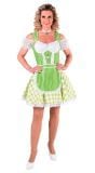 Groene dirndl oktoberfest dames