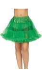 Groene petticoat carnaval