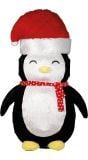 Grote opblaasbare kerst pinguin 183cm