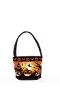 Halloween angry pumpkin snoepgoed tas