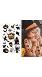 Halloween donkere figuren nep tattoos kind