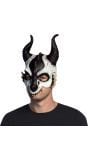 Halloween Latex Drakenschedel Halfmasker