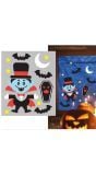 Halloween vampier gel raamstickers