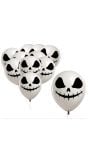 Halloween witte spoken ballonnen 30cm