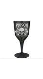 Halloween zwarte posion wijnglas