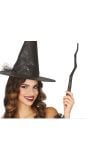 Halloween zwarte toverstaf