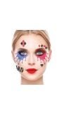 Harley quinn glittermasker