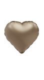 Hart folieballon goud 45 cm