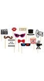 Hollywood photobooth accessoires set