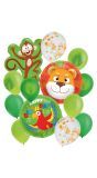 Jungle ballonnenset kinderfeestje Folie & Latex