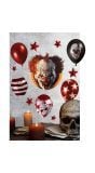 Killer clown halloween muursticker