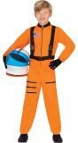 Kinderkostuum Astronaut Oranje-Zwart