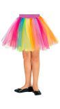 Korte regenboog tutu kind