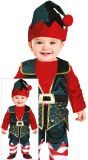 Luxe kerst elf kostuum baby