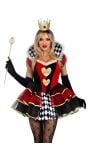 Luxe queen of hearts jurkje dames