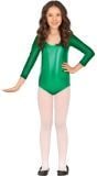 Metallic Groen Lange Mouwen Leotard kind