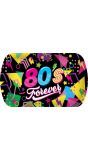 Neon 80s forever dienblad