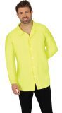 Neon Geel 80's Blouse Volwassenen