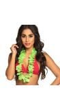 Ohana hawaii krans neon groen