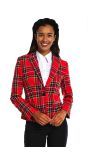 Opposuits Dames Blazer Lumberjackie Rood