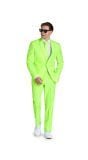 Opposuits Heren Neon Limoengroen Kostuum