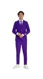 Opposuits Tieners Purple Prince Kostuum Paars